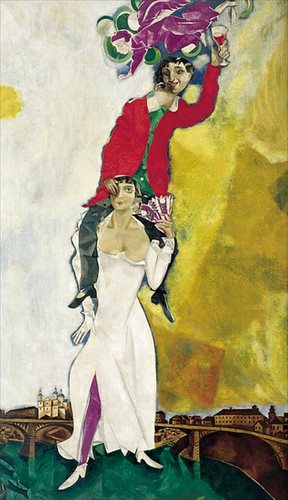 Marc Chagall's Double Portrait with a Glass of Wine