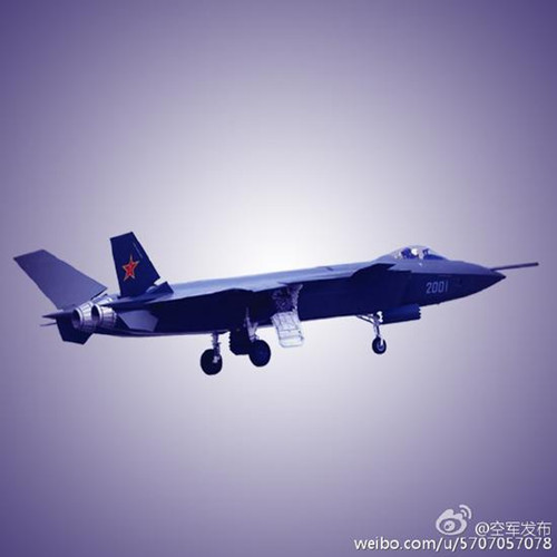 J-20 fighter. (Photo from Weibo)