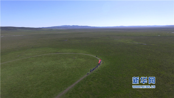 The photo taken in August 2007 shows the marsh in Sichuan province. 