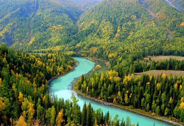Kanas, located in a valley in the Altai Mountains, is very close to the northern tip of Xinjiang. (File photo)