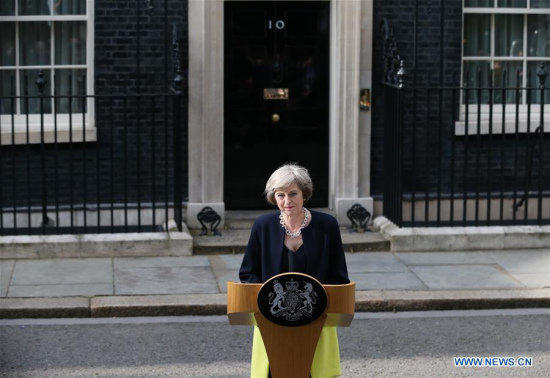 Chinese Premier Li Keqiang has congratulated Theresa May on her new role as British prime minister. (Xinhua/Han Yan) 