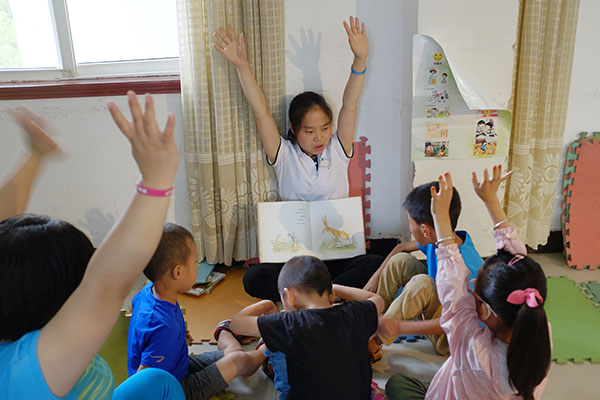 Children at a summer camp for autistic children in Zhengzhou, Henan province. (Photo provided to chinadaily.com.cn)