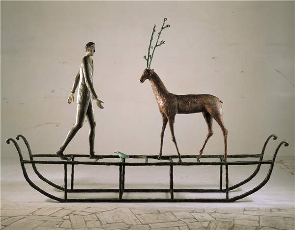 Roberto Barni's installation Passion is on show.