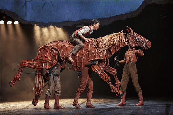 War Horse, a Sino-UK coproduction, will be staged in Beijing this summer. Provided to China Daily