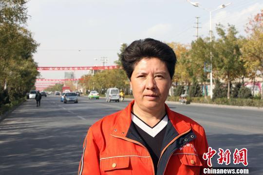 Arzugul, a regular donor of panda blood, or Rh negative blood, in China's Xinjiang Uygur autonomous region. (Photo/Chinanews.com)