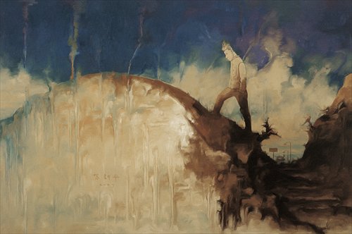 A painting by artist Su Xinping (Photo/Courtesy of Art Shenzhen)