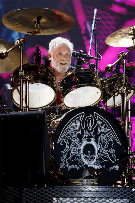Percussionist Roger Taylor at the 2016 Barcelona concert.