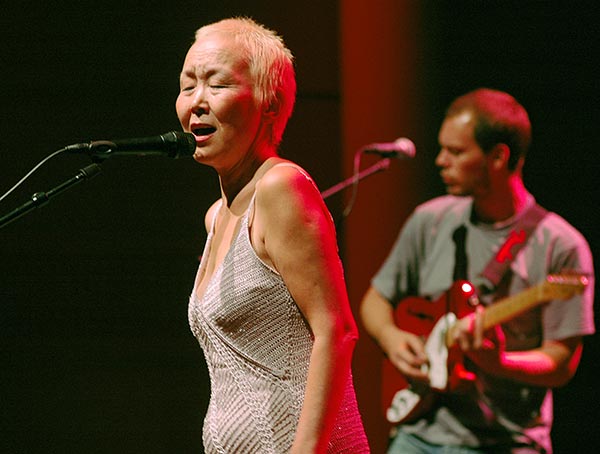 Sainkho Namtchylak, the musical artist from Tuva, Russian Federation, will perform at the Graceland Electronic Music Festival. (Photo provided to China Daily)