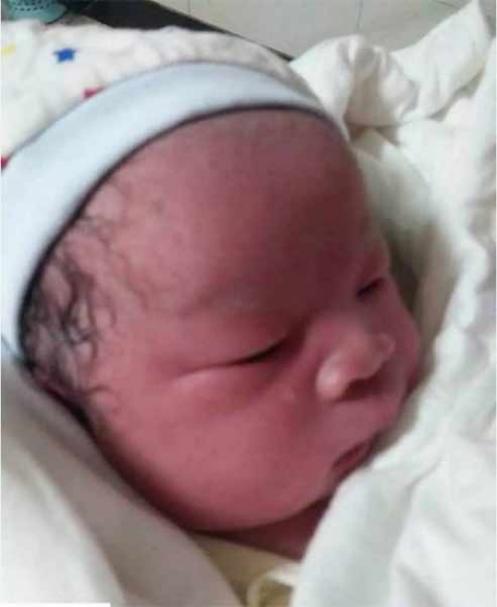 Liu Yun'ai delivered a baby on Aug 1. (Photo from Sina Weibo)