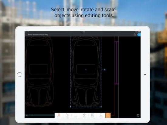 Screenshot of AutoCAD 360 (Photo/iTunes)