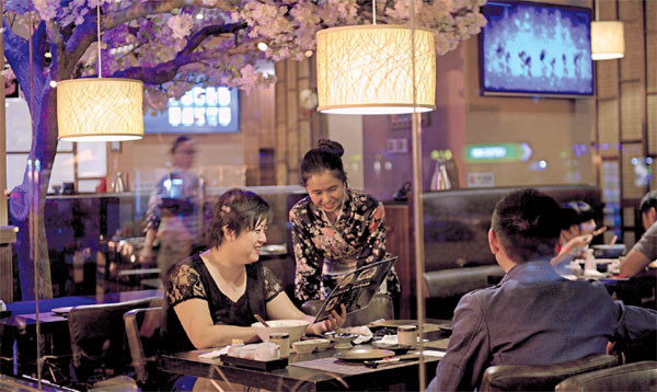 There is one more Japanese establishment on the list, Hanami, in Xicheng district, Beijing. (Provided to China Daily)