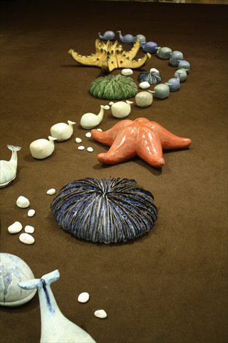 A collection of ceramics by Li Nannan (Photo/Courtesy of Dong Jieni)
