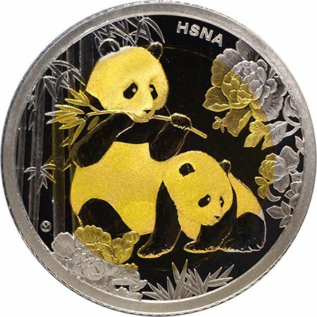 A medal with panda images exported to U.S. (Photo/provided to chinadaily.com.cn)