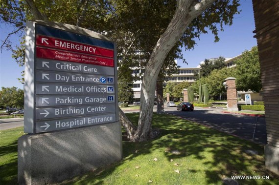 Photo taken on Sept. 25, 2016 shows the Fresno Community Regional Medical Center, where injured Chinese tourists receive medical treatment in Fresno, California, the United States. (Photo: Xinhua/Yang Lei)