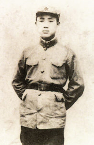 Photo of Wu Wei taken by American Journalist Edgar Snow during the Long March in 1936.