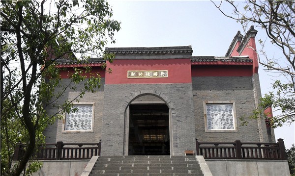 The Deyouguan Temple after its reconstruction. (Photo provided to China Daily)