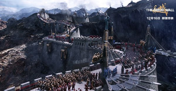 A new poster for The Great Wall is released. (Photo/China.org.cn)