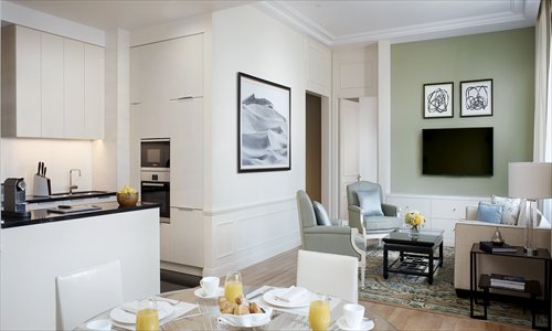 One of The Ritz-Carlton Executive Residences, Tianjin's room (Photo/Courtesy of The Ritz-Carlton, Tianjin)