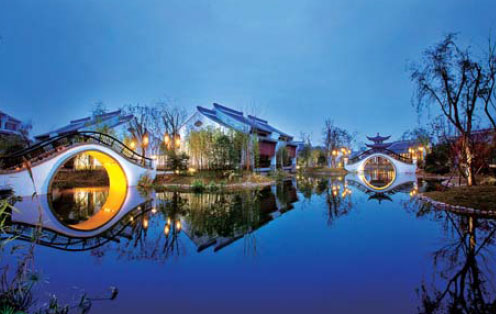 The Banyan Tree Hangzhou is located next to Xixi National Wetland Park. (Photo Provided To China Daily)