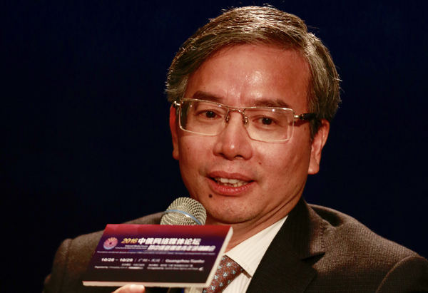 Lin Daoping, top official of Tianhe district, Guangzhou, capital of Guangdong province. )Photo/China Daily)