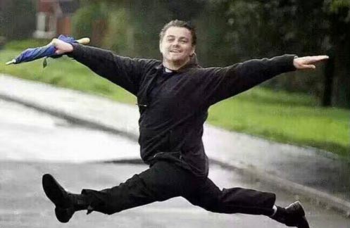 An emoticon of Leonardo DiCaprio. (Photo/Weibo)