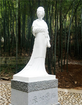 Statue of Princess Yuzhen. (Photo/Sina Weibo)