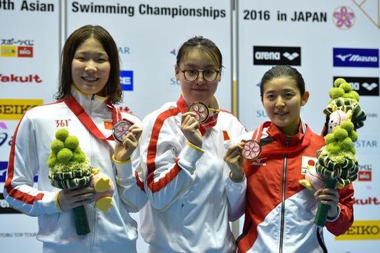 In the women's 50 meter backstroke final for the Asian Swimming Championships, Chinese player, Olympic medalist Fu Yuanhui in 27 seconds 86 won the championship.