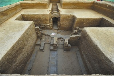Around 1,092 ancient tombs have been discovered during construction work on Beijing's new administrative center of Tongzhou. (Photo courtesy of Beijing Municipal Institute of Cultural Relics/Beijing Times)