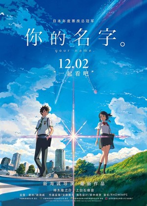 A poster of Your Name (Photo/China.org.cn)