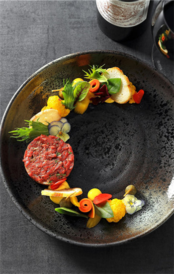 Beef Tartare. (Photo provided to China Daily)