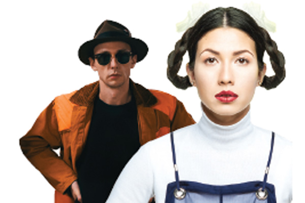 David Lyttle and Emma-Lee Moss are ready for their visit to China. (Photo provided to China Daily)