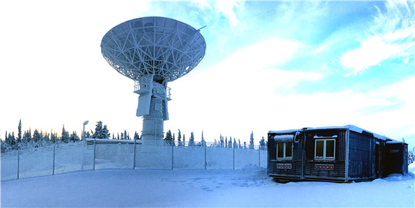 The China Remote Sensing Satellite North Polar Ground Station is seen in Kiruna, Sweden. China has a total of four domestic ground stations located in Miyun in Beijing; Sanya in Hainan province; Kashgar in the Xinjiang Uygur autonomous region; and Kunming in Yunnan province.  (Provided to China Daily)