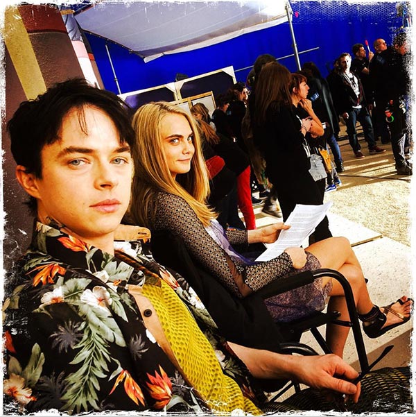Dane DeHaan (left) and Cara Delevingne (Photo provided to China Daily)