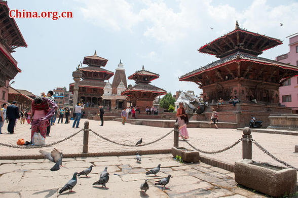 Patan Durbar Square at Kathmandu, capital of Nepal. (File photo/China.org.cn)