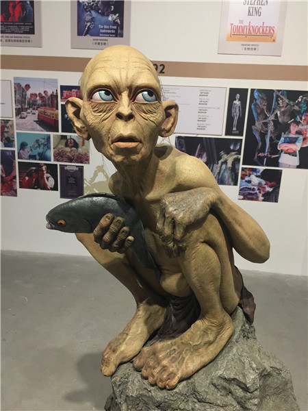 Hobbit Gollum from The Lord of the Rings films. (Photo provided to China Daily)
