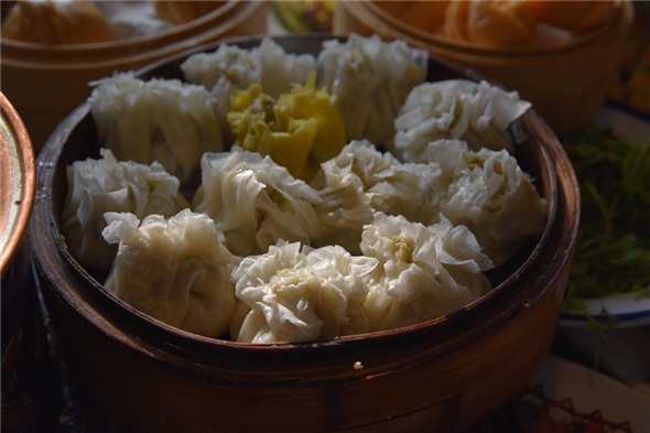 Manchu-style steamed dumplings (Photo by Zhang Xingjian/chinadaily.com.cn)