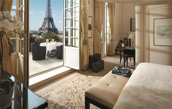 A view of Shangri-La Hotel, Paris. (Photo provided to chinadaily.com.cn)