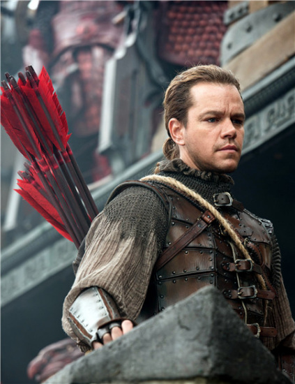 Zhang Yimou's new film The Great Wall stars Matt Damon. (Photo provided to China Daily)