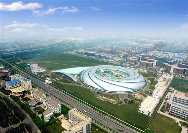 A file photo shows the Shanghai Synchrotron Radiation Facility (SSRF) project that was put into service on Jan. 19, 2010.