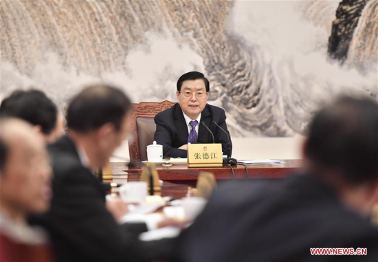 China's top legislature will convene its bimonthly session from Feb. 22 to 24, according to a statement issued after a chairpersons' meeting Tuesday.