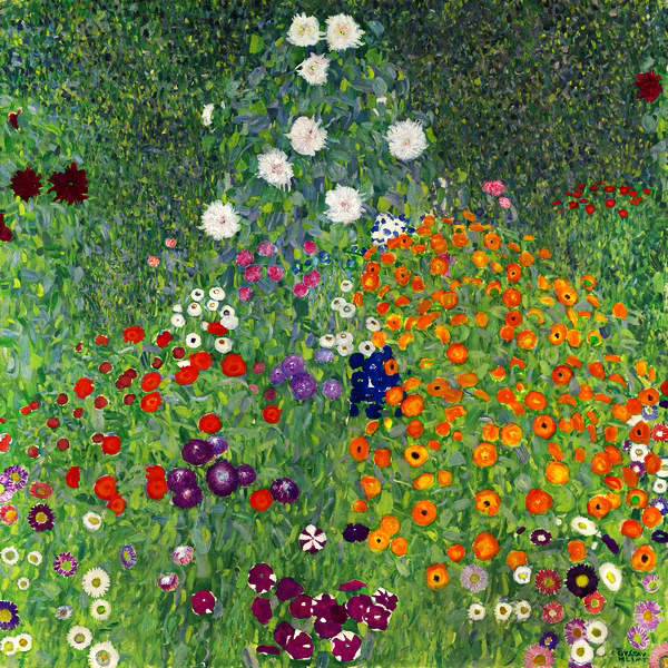 Bauerngarten, by Gustav Klimt. (Photo provided to chinadaily.com.cn)
