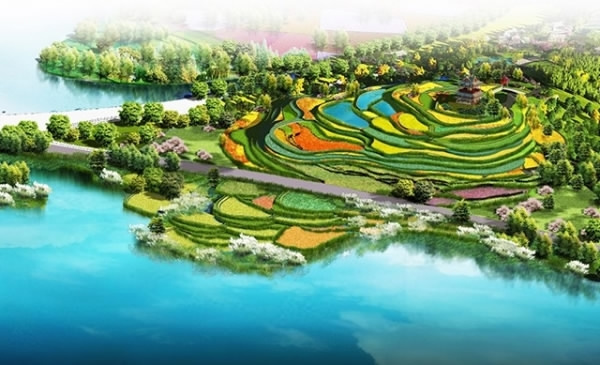 Render image of the expo's scenery. (Photo/Beijing World Horticultural Exposition Image)