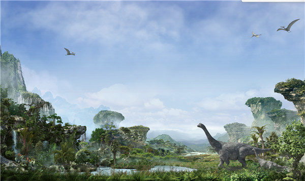 The Classic of Mountains and Rivers��Tongtian Tree and Faraway Dinosaur (above) are among a series of upcoming performances that will be staged at Beijing's major venues long term to enhance visitors' experiences. (Photo provided to China Daily)