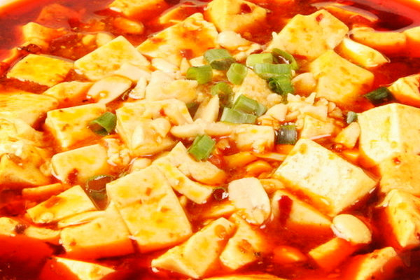 Stir-fried tofu with Lao Gan Ma. (File photo)