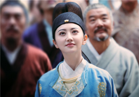 Jing Tian plays the lead role in The Glory of Tang Dynasty. (Photo provided to China Daily)
