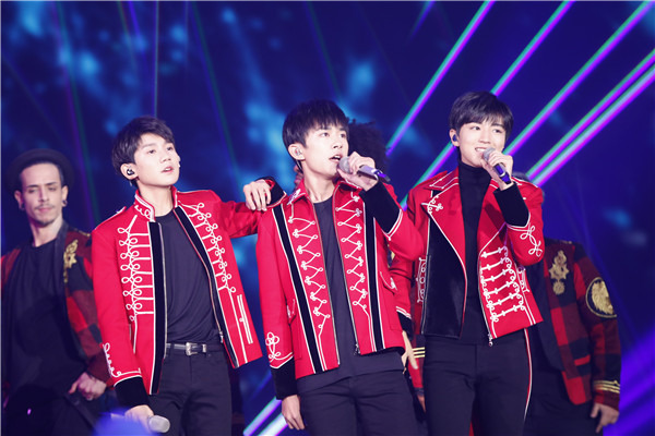 TFBoys. (Photo provided to China Daily)