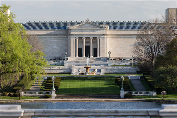 The Cleveland Museum of Art (left) is one of the venues to host the triennial. (Photo provided to China Daily)
