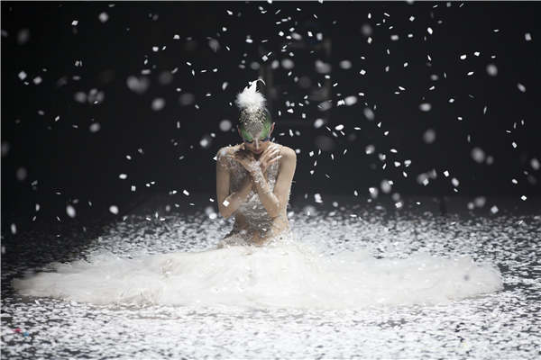 Peacock of Winter, choreographer-dancer Yang Liping's latest production, is the artist's reflection on life. Photos provided to China Daily
