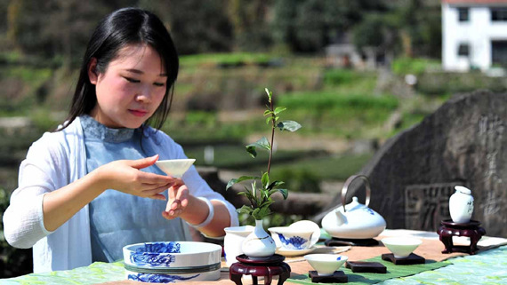 Every cup of tea is steeped with thousands of years of history. (Photo/CGTN)