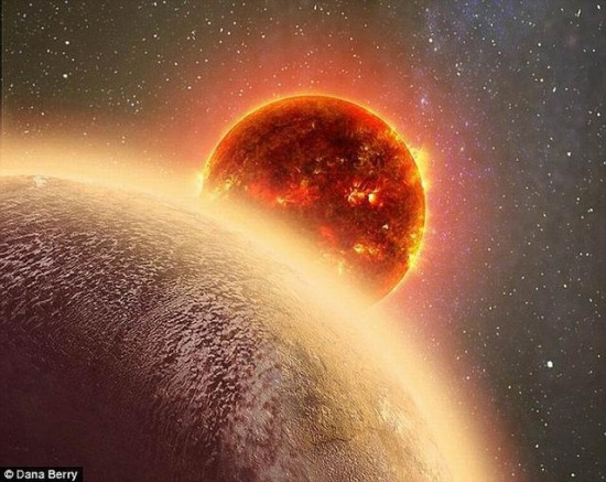 The planet in question, GJ 1132b, which orbits the red dwarf star GJ 1132 in the southern constellation Vela, is located at a distance of 39 light-years from us. (Photo/Agencies)